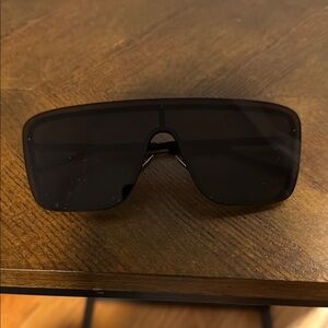 Saint Laurent Black Shield Sunglasses